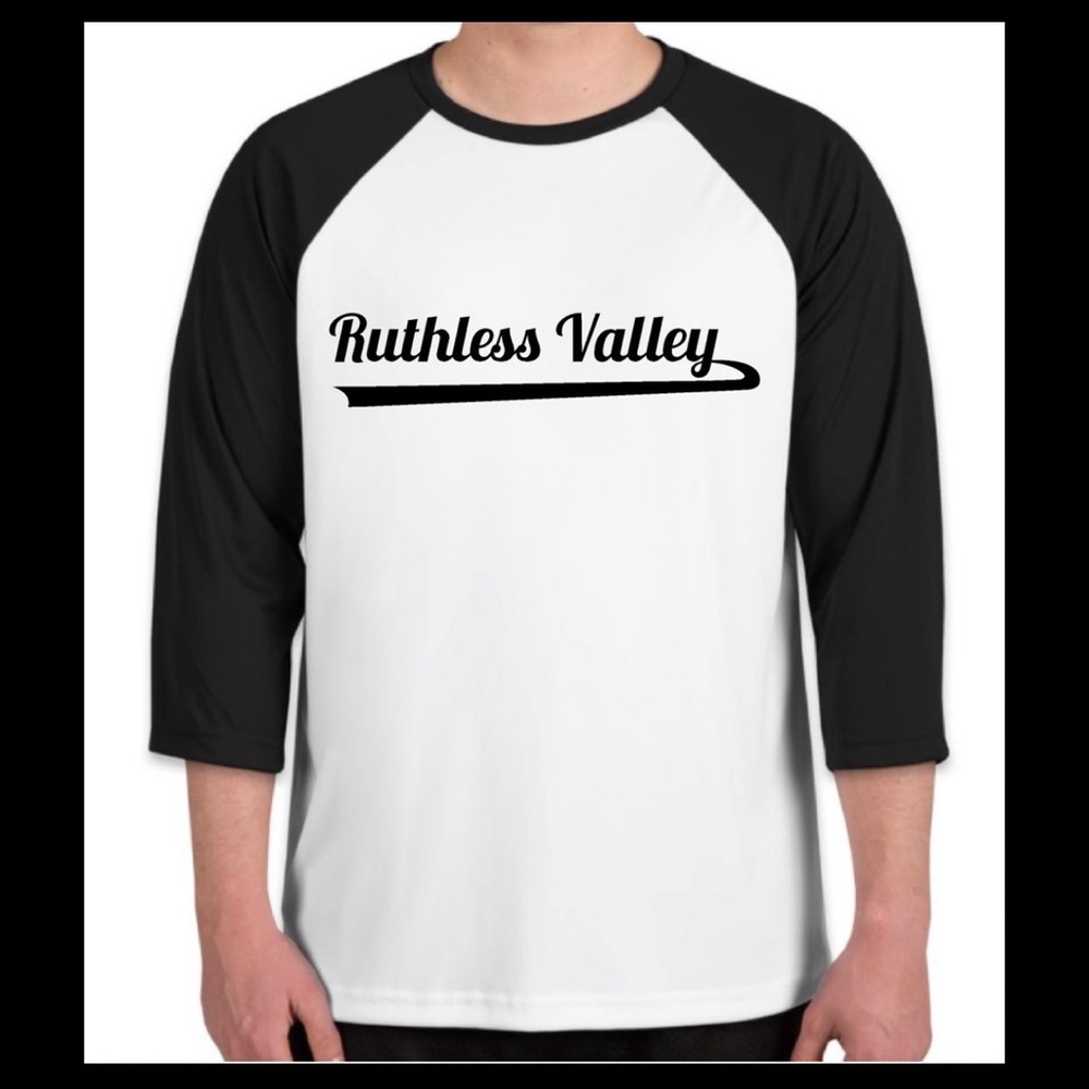Ruthless Valley Baseball tee.